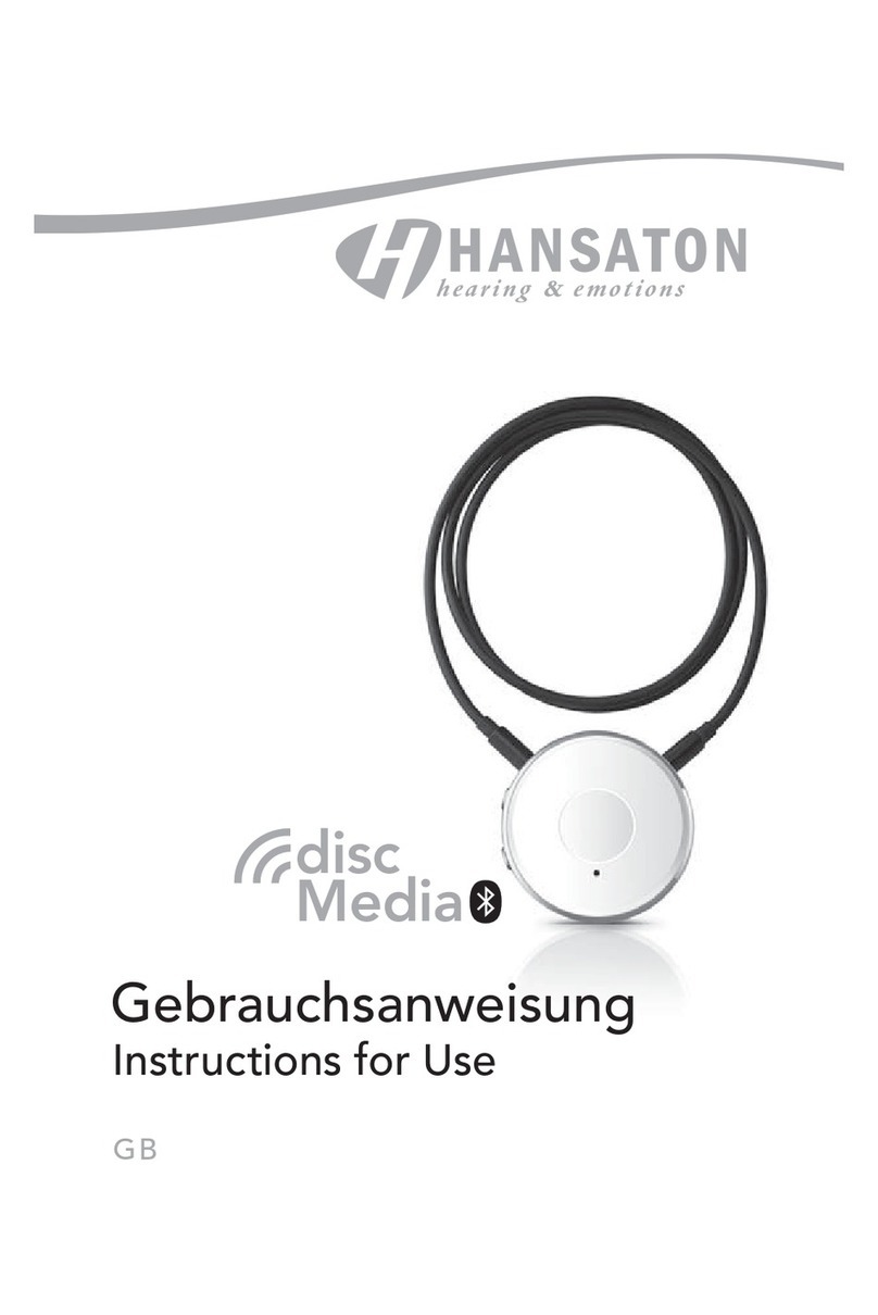 Hansaton discMedia Instructions for use