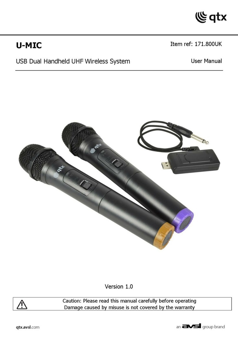 Avsl QTX U-MIC user manual
