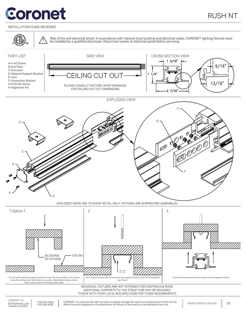 Coronet RUSH NT installation guide