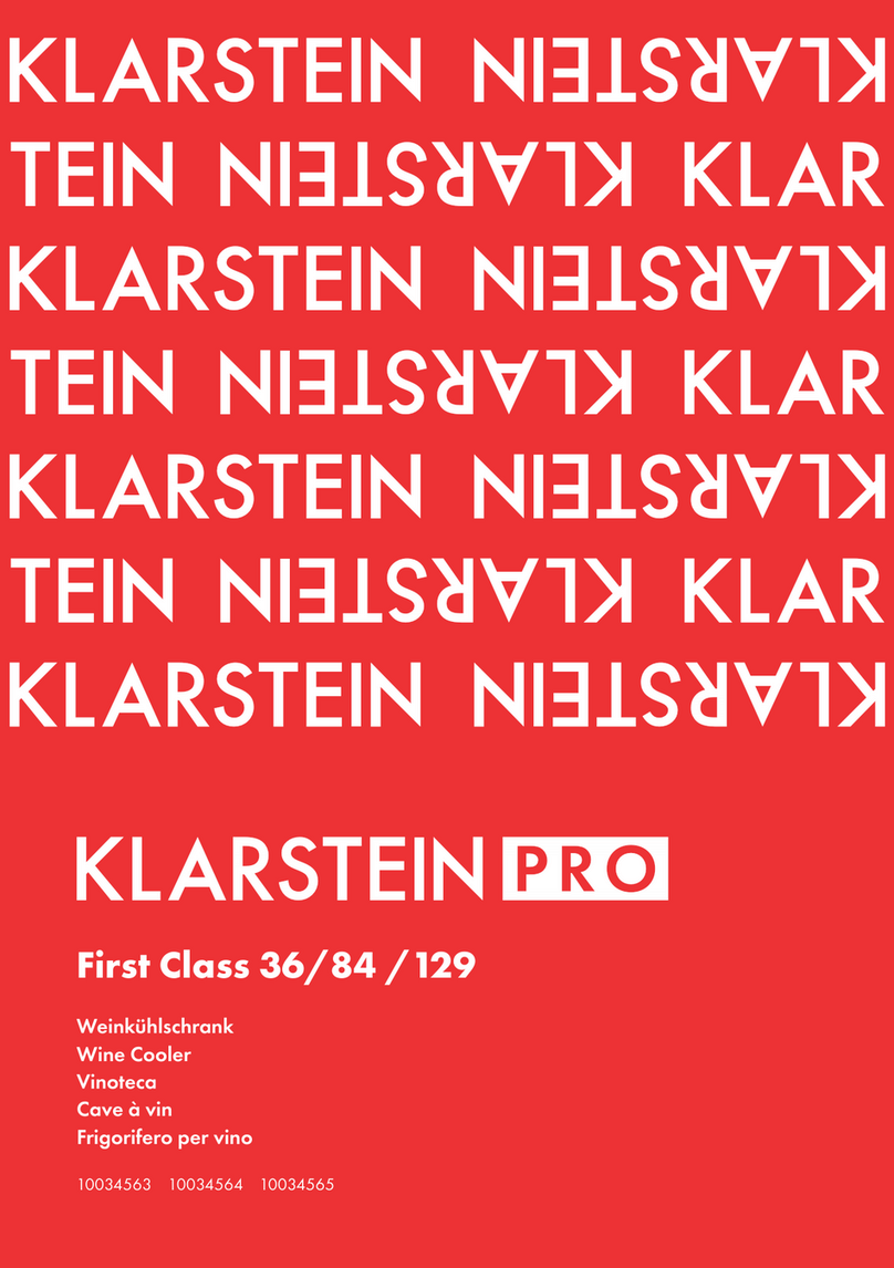 Klarstein PRO First Class 36 instruction manual