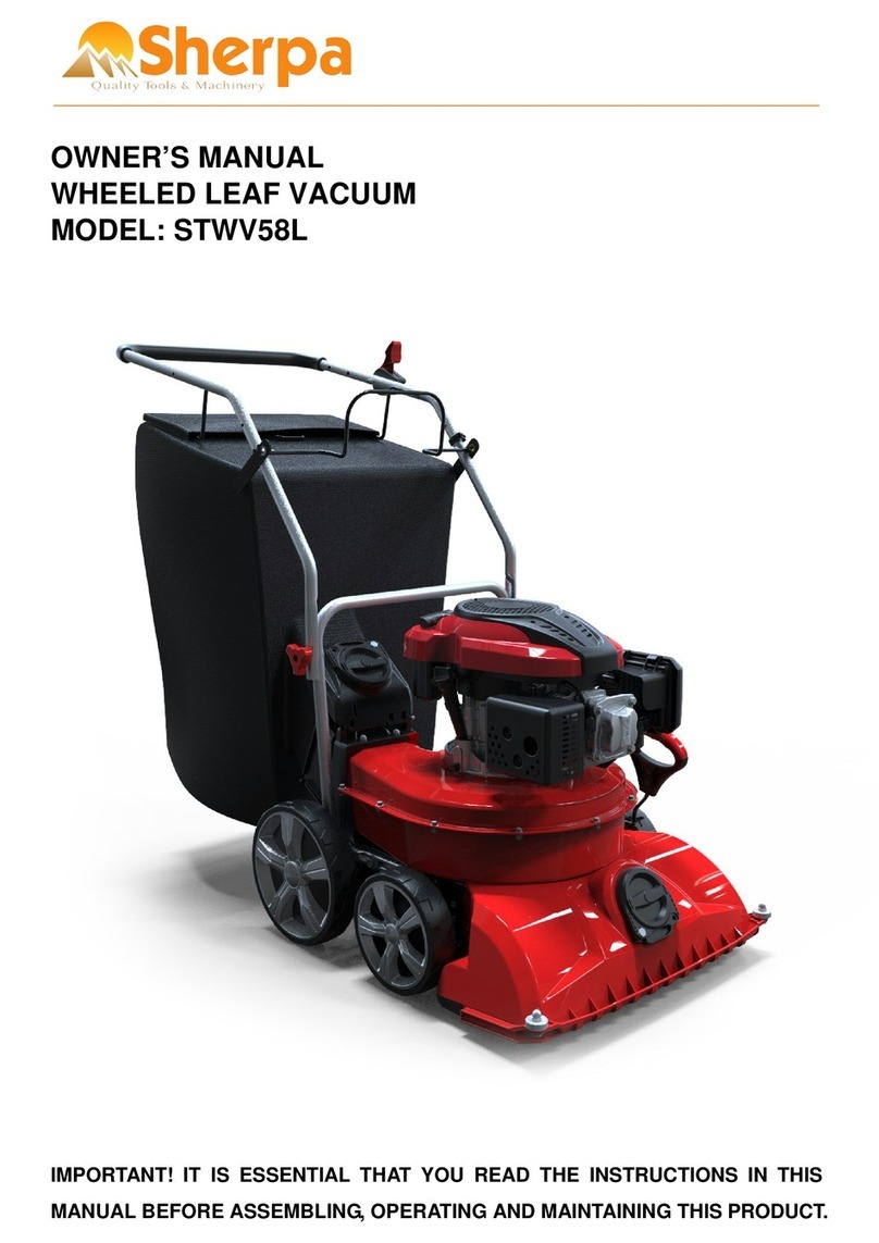 Sherpa STWV58L owner's manual