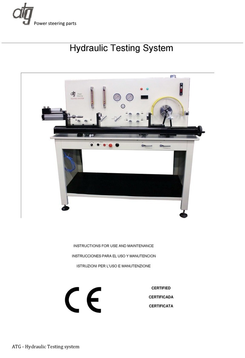 ATG Hydraulic Testing System Instructions for use and maintenance