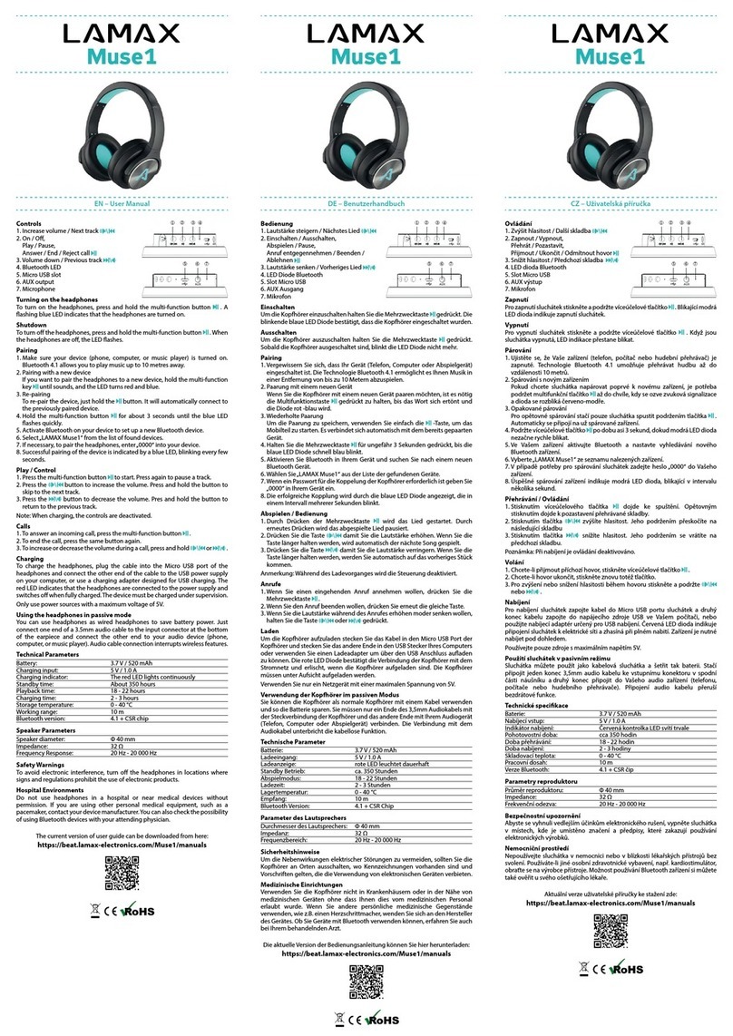 LAMAX Muse1 user manual