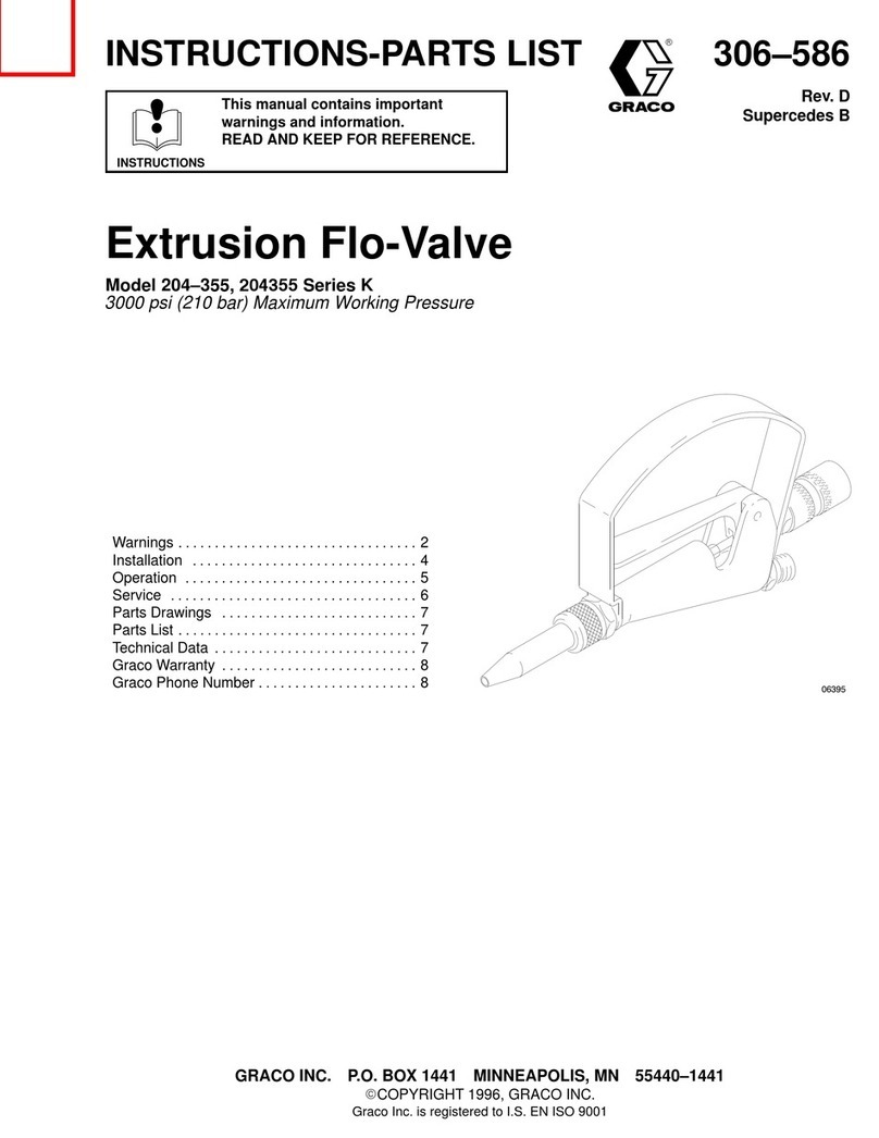 Graco 204355 K Series Operation manual