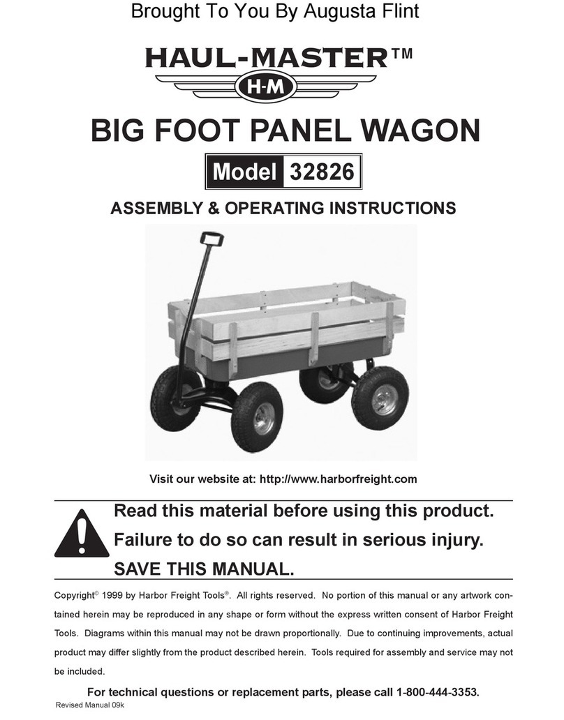 HAUL MASTER 32826 Quick reference guide