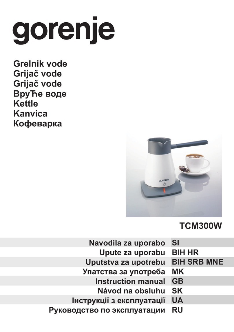 Gorenje TCM300W instruction manual