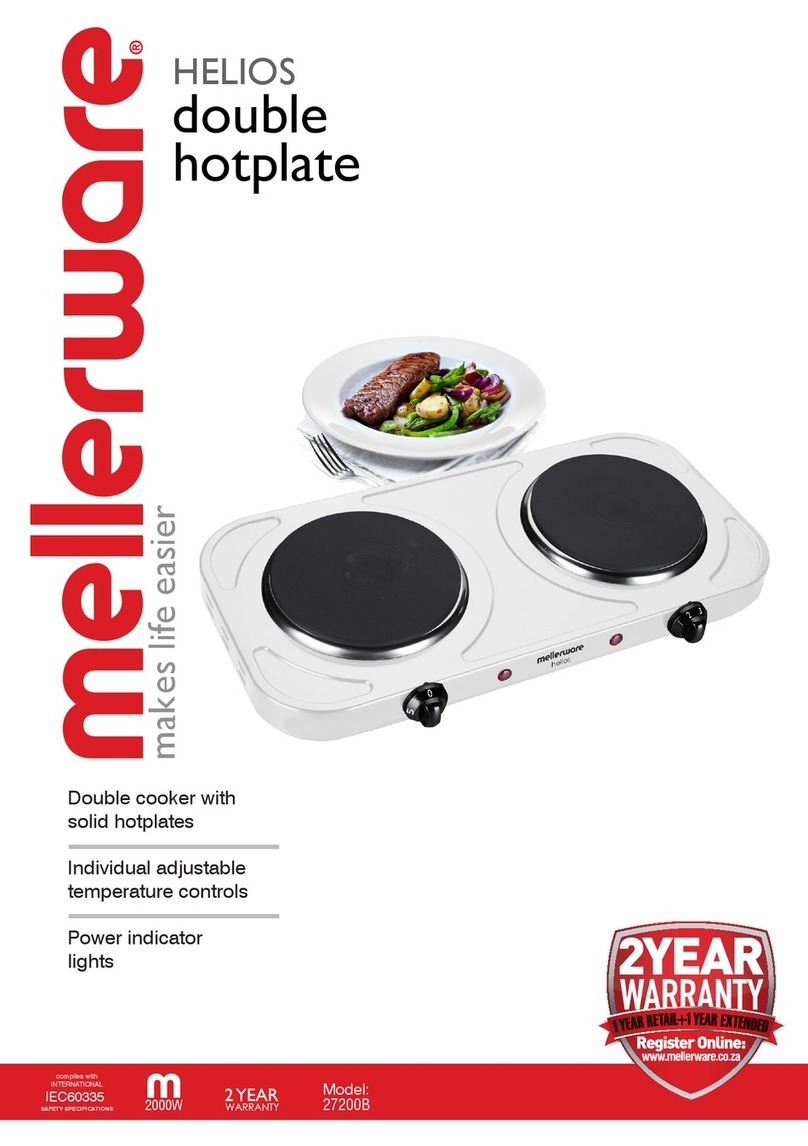 Mellerware Helios 27200B User manual