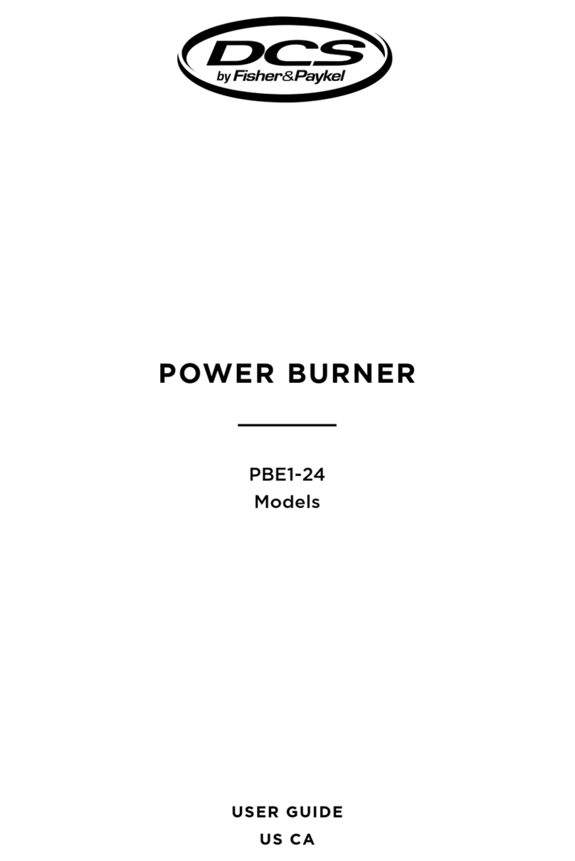 Fisher & Paykel DCS PBE1-24 user guide