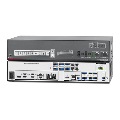 Extron electronics CrossPoint 82 DTP2 User manual