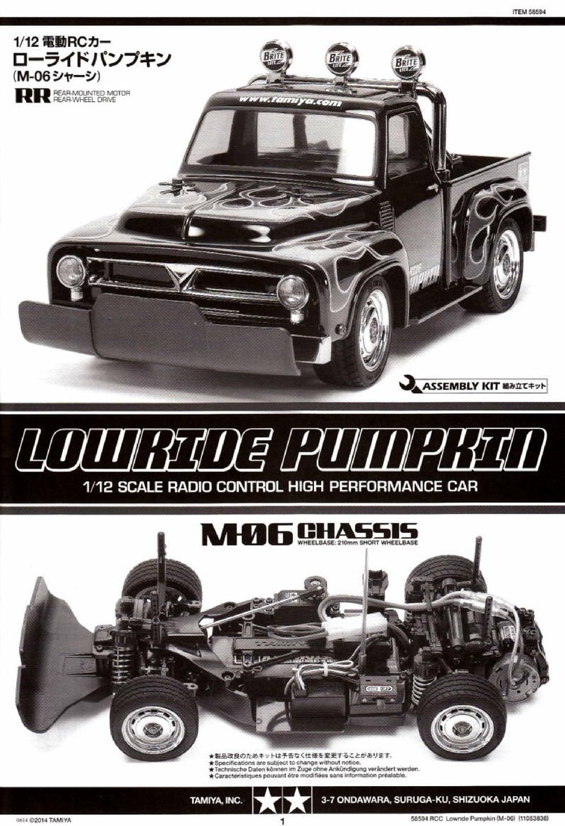 Tamiya LOWRIDE PUMPKIN Assembly manual