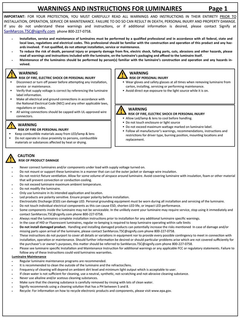 SIGNIFY GARDCO GL18 User manual