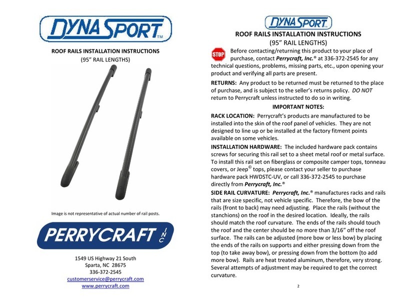 Perrycraft DynaSport Series installation instructions