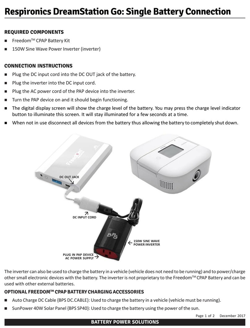 Respironics DreamStation Go manual