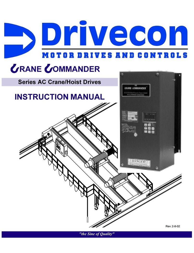 Drivecon Crane Commander Series User manual