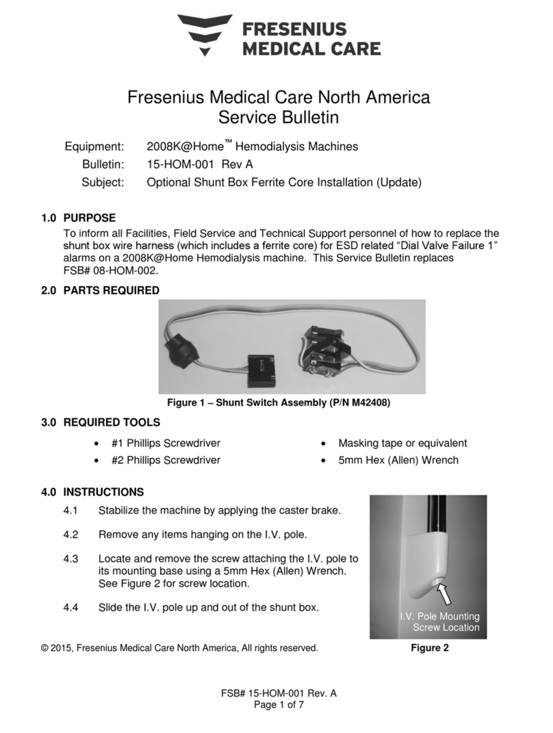 Fresenius Medical Care 2008K Home Service bulletin