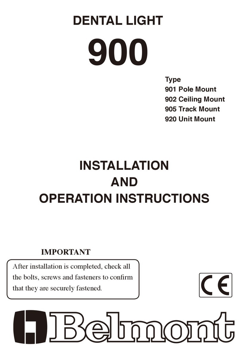 Belmont 900 Series Installation and operation instructions