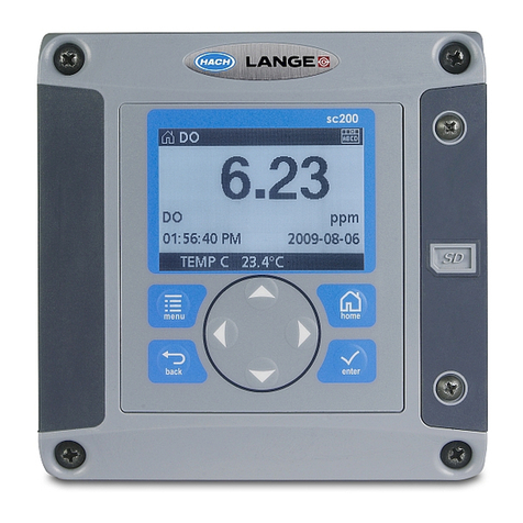 Hach sc200 Quick manual