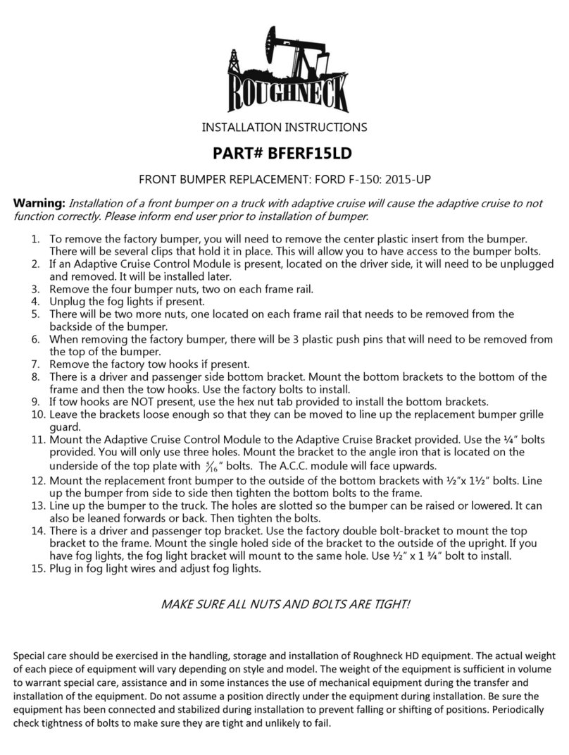 Roughneck BFERF15LD installation instructions Roughneck BFERF15LD installation instructions