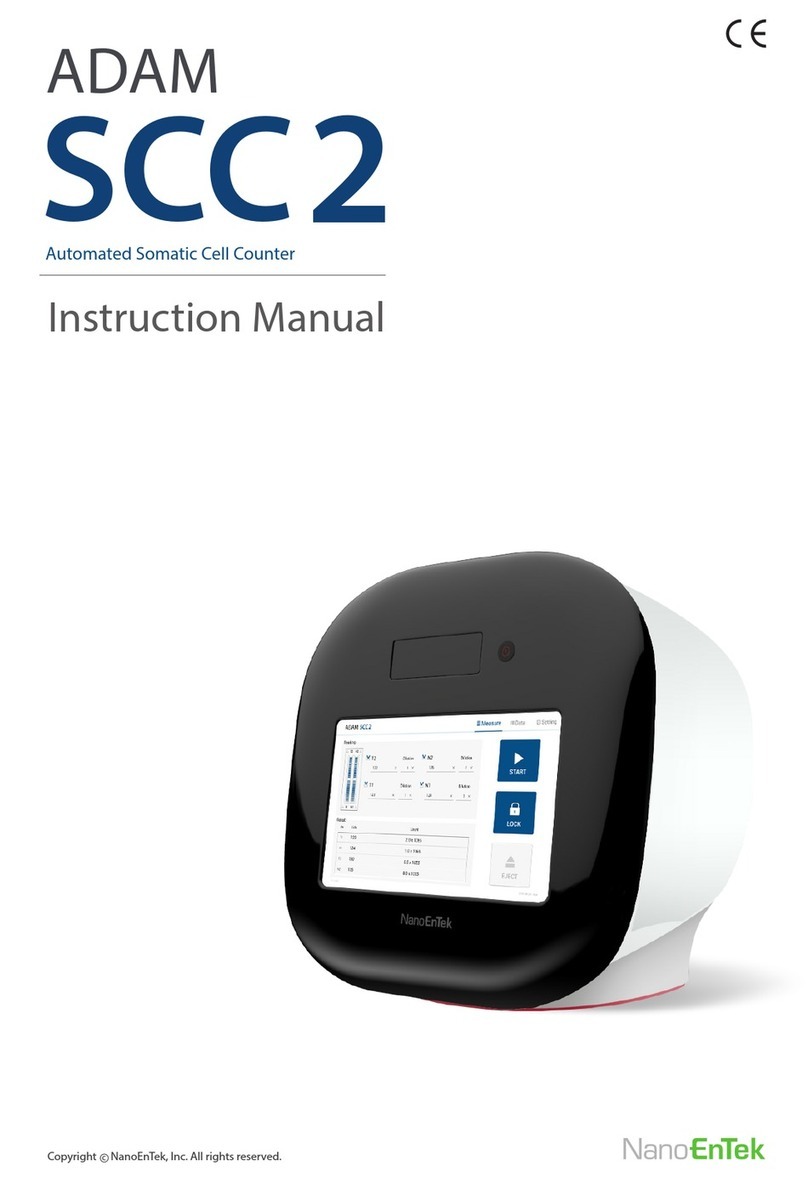 NanoEnTek ADAM-SCC2 instruction manual