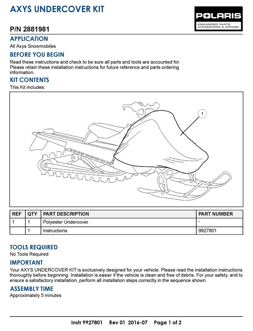 Polaris 2881981 quick guide