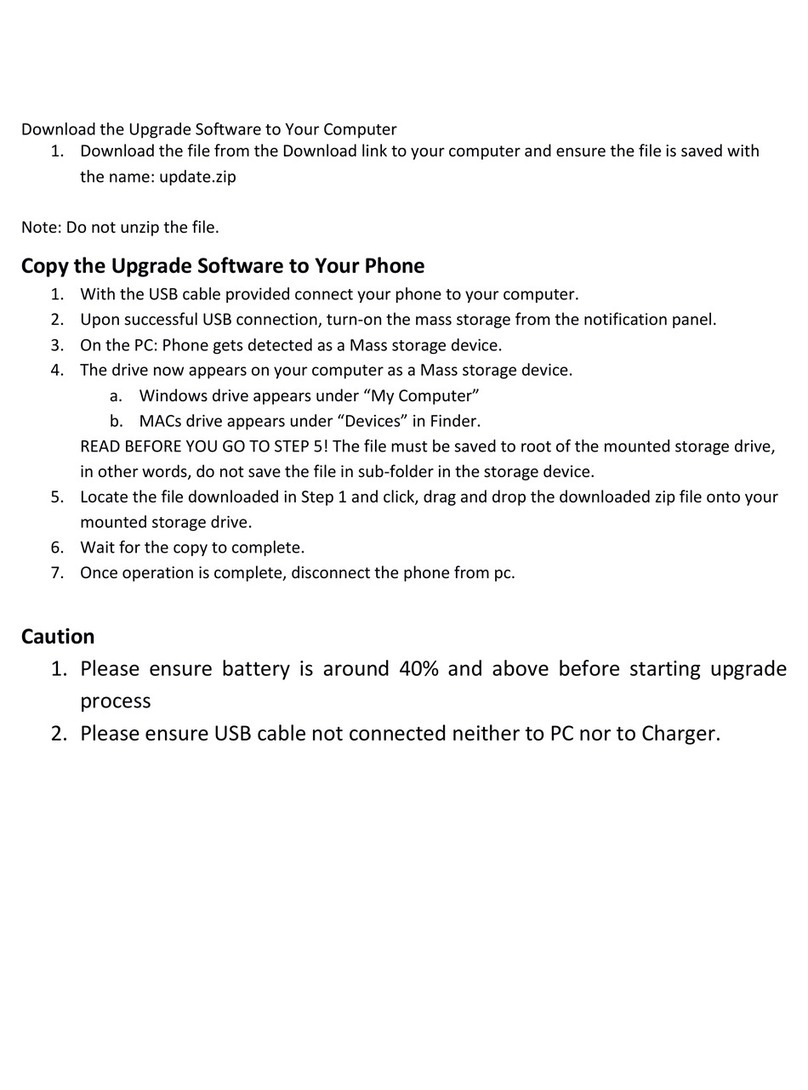 xolo Q1200 Quick start guide
