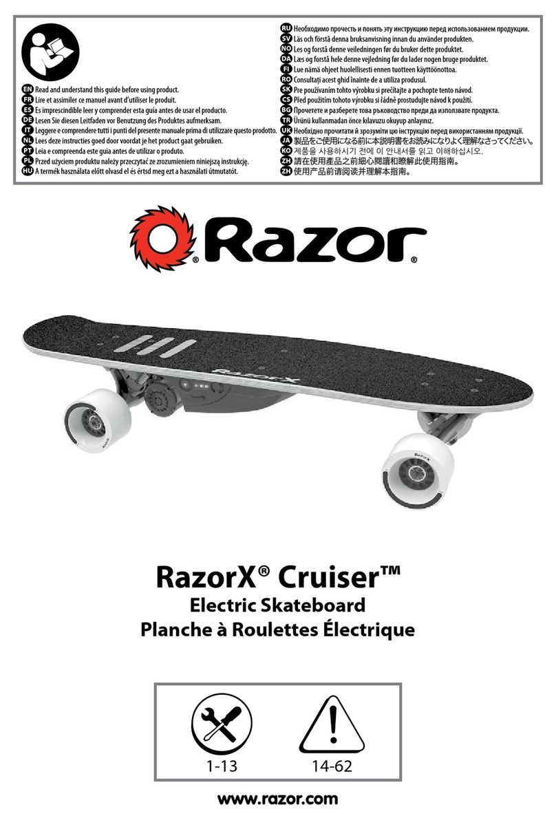 Razor RAZORX CRUISER manual