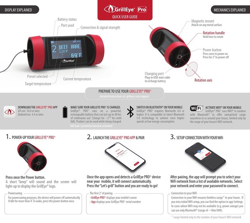 GrillEye Pro+ Quick user guide