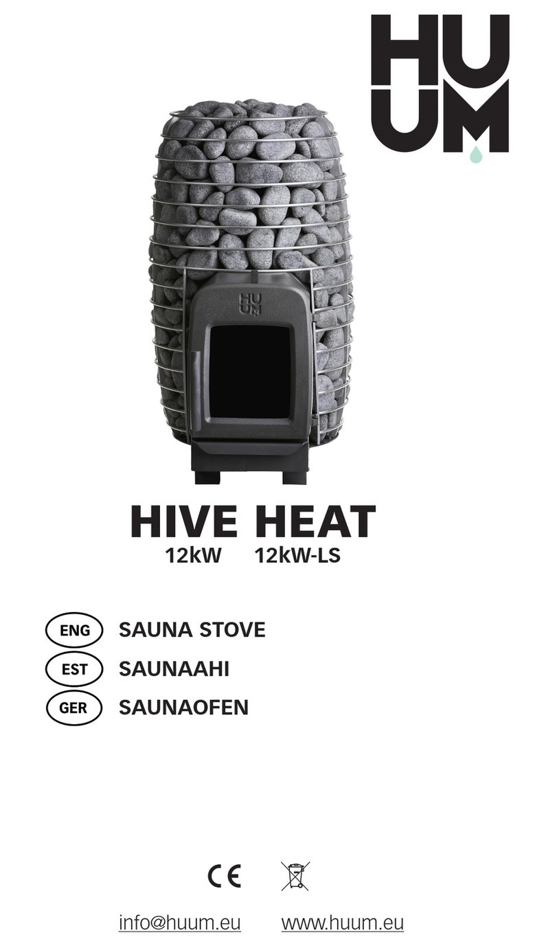 HUUM HIVE HEAT 12 Installation and user instructions