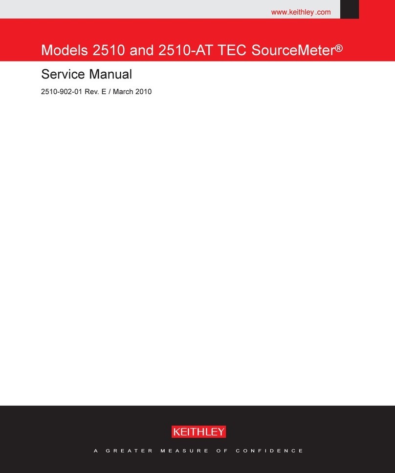 Keithley TEC SourceMeter 2510 User manual