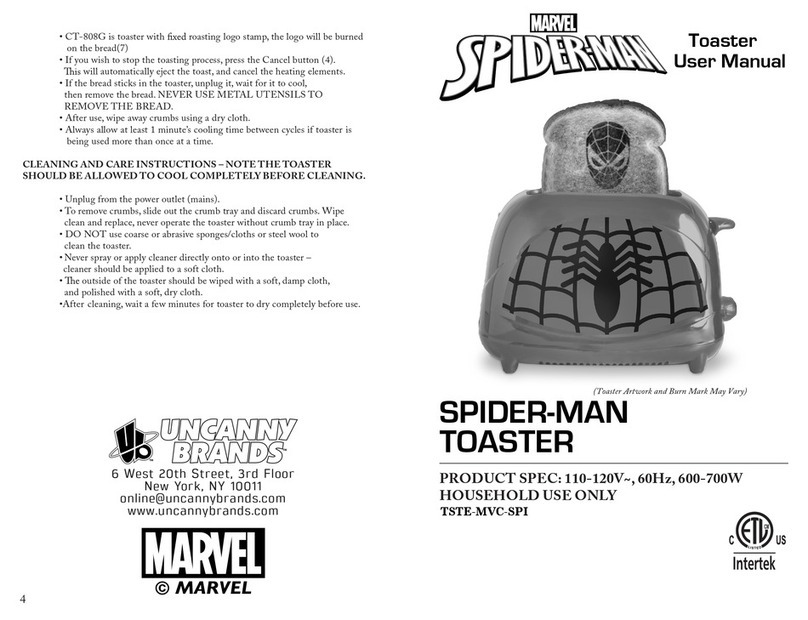 Uncanny Brands MARVEL SPIDER-MAN TSTE-MVC-SPI user manual