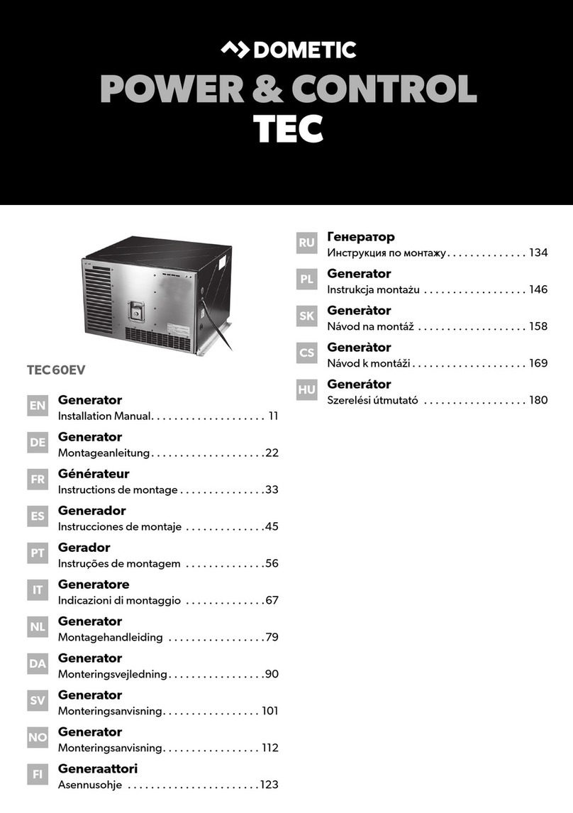 Dometic TEC Series User manual