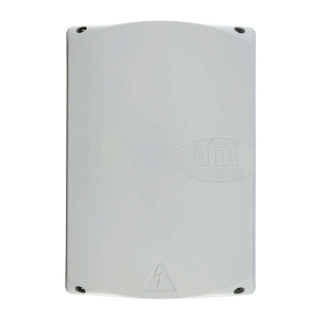 DITEC E1T User manual