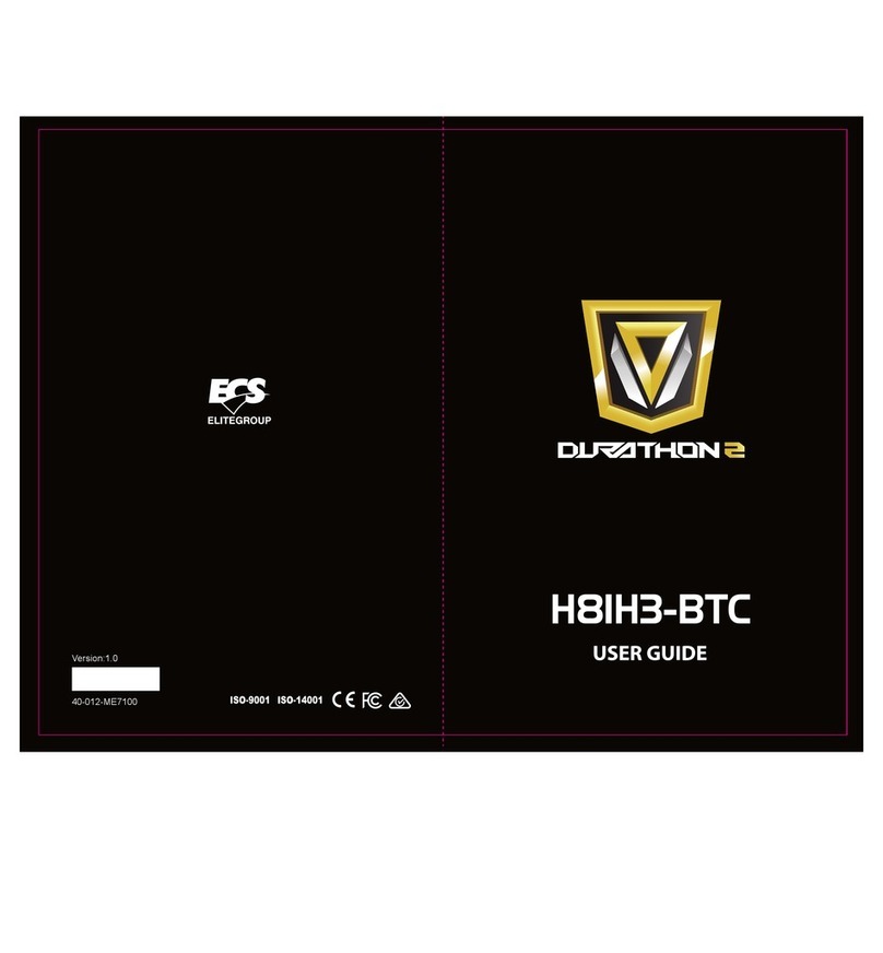 ECS DURATHON 2 H81H3-BTC User manual