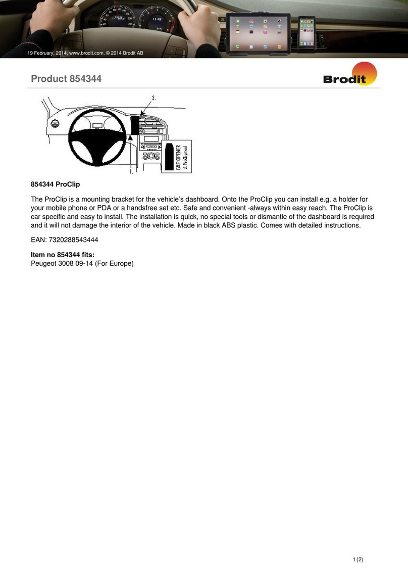 Brodit ProClip 854344 installation instructions