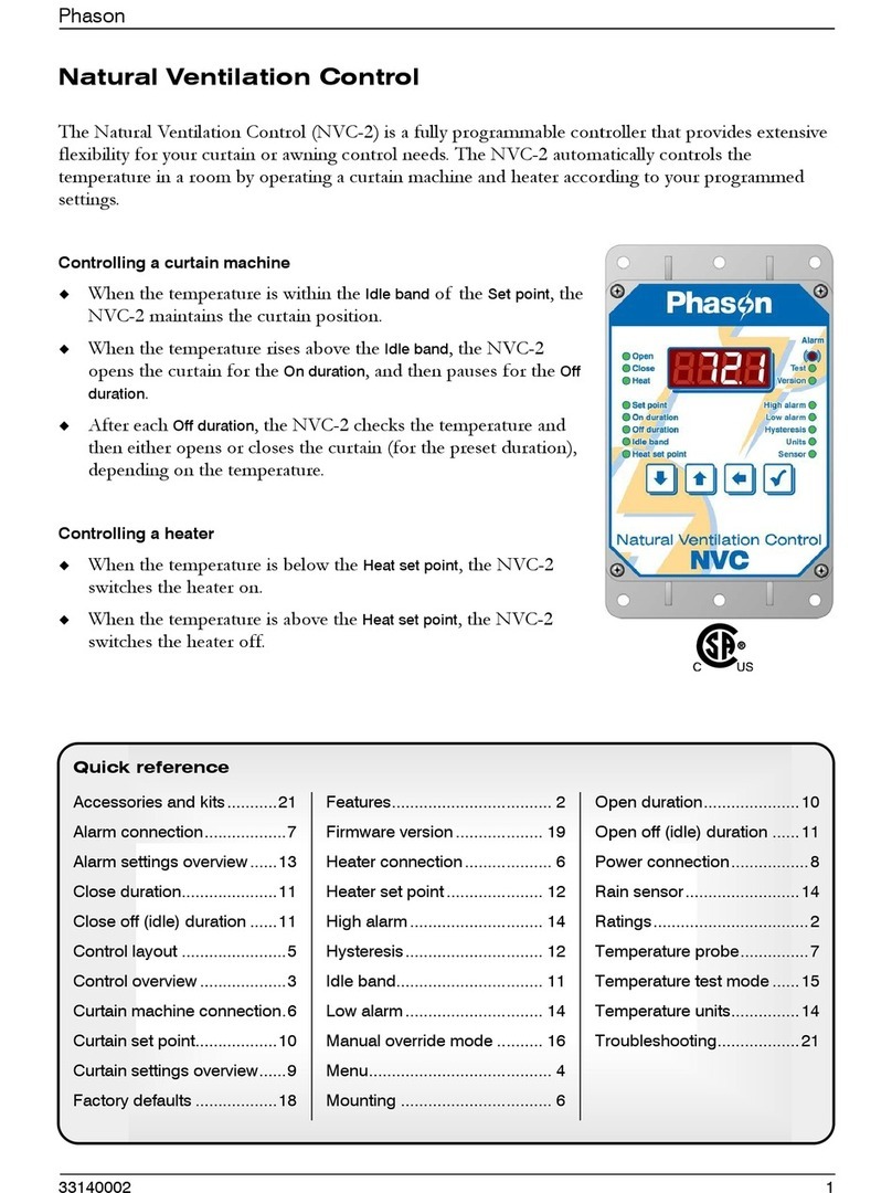 Phason Natural Ventilation Control manual