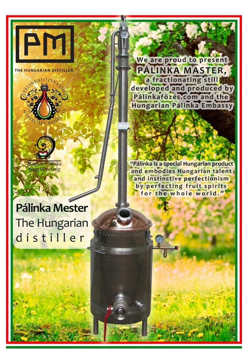 Palinka Master Palinka Master 98L manual