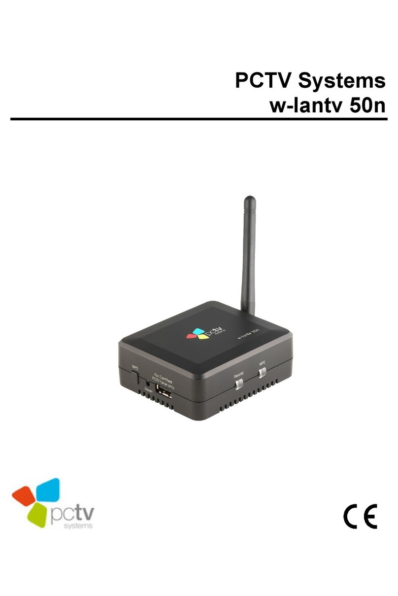 PCTV Systems w-lantv 50n user guide