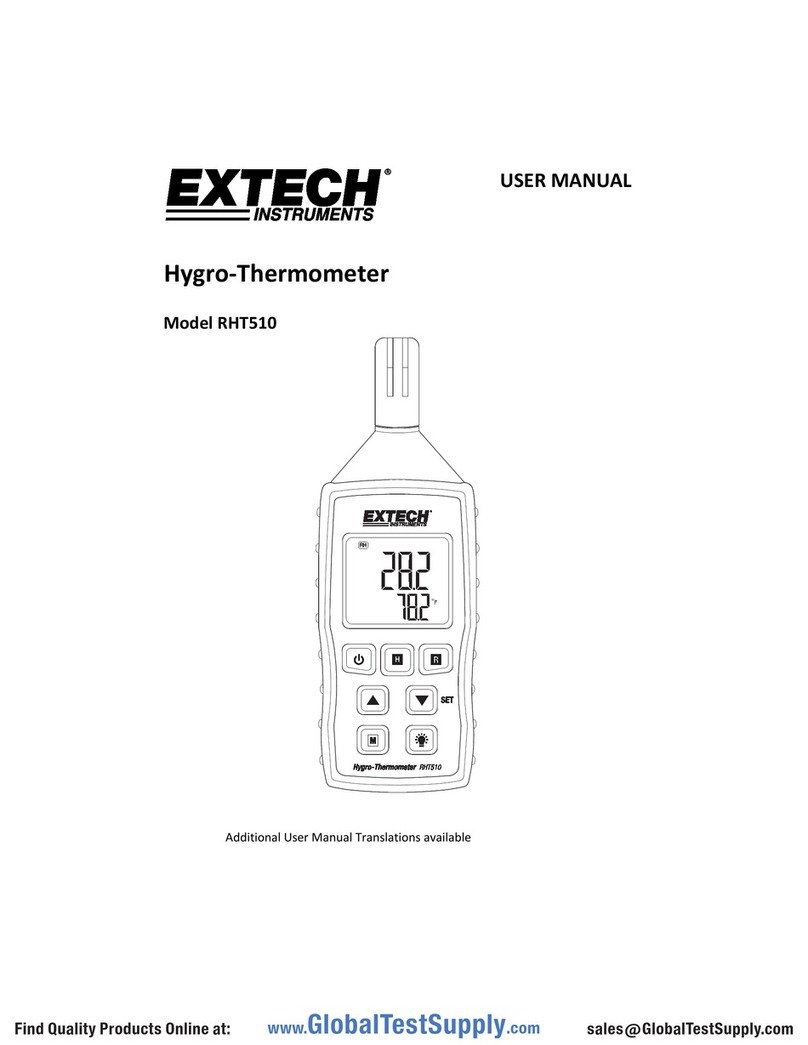 Extech Instruments RHT510 User manual
