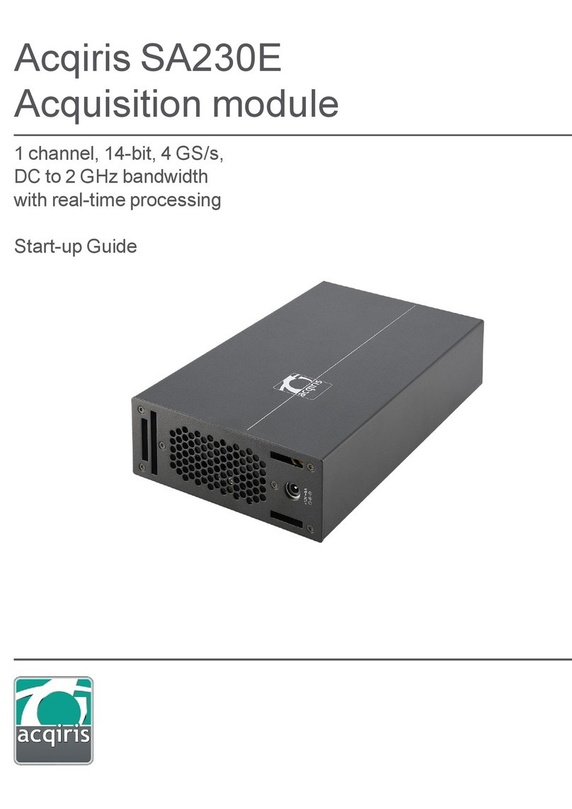 Acqiris SA230E User guide