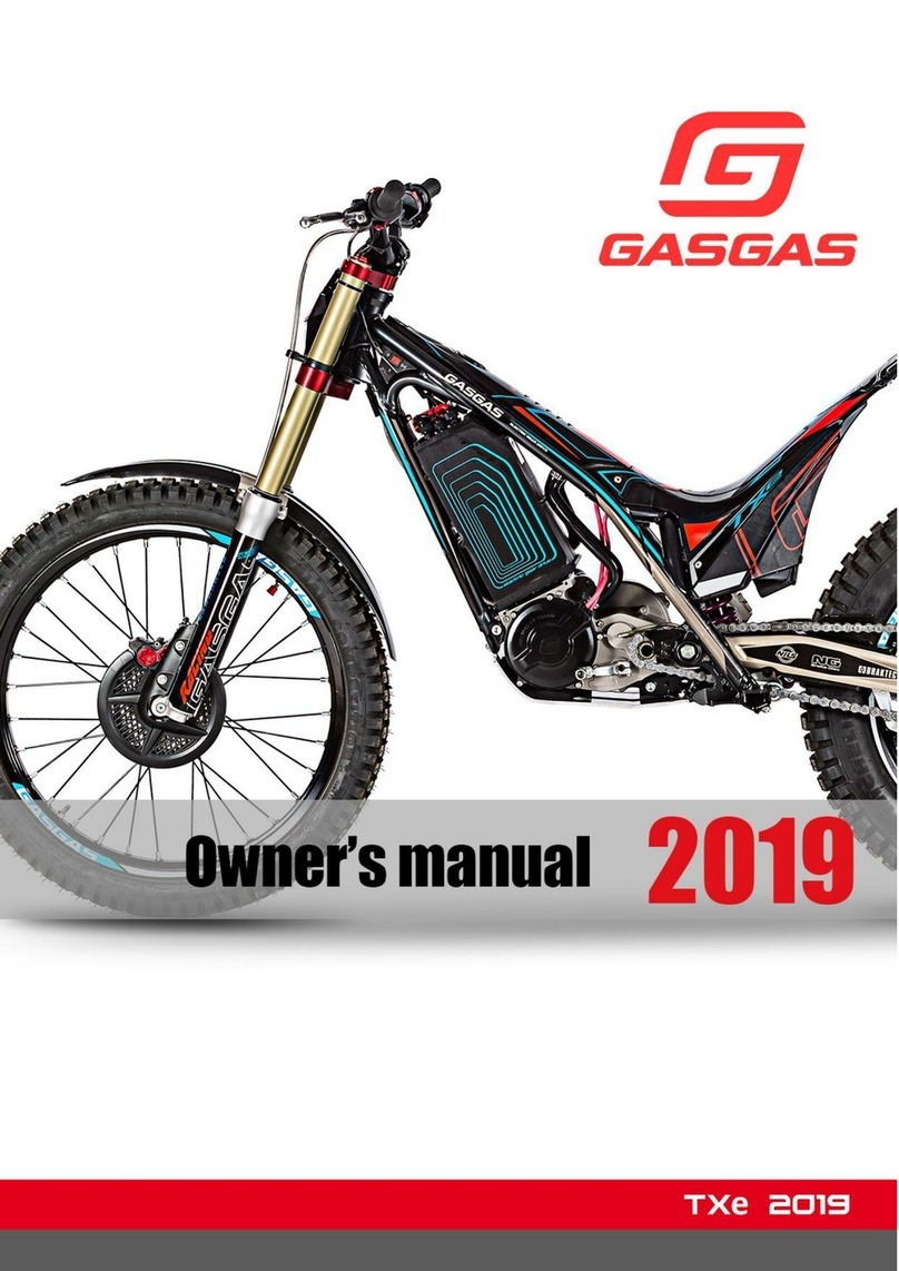 GAS GAS TXe 2019 owner's manual