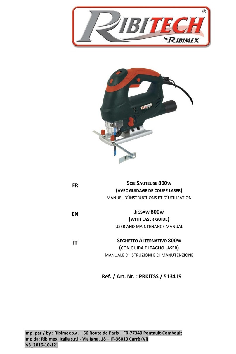 Ribimex RIBITECH PRKITSS User and maintenance manual