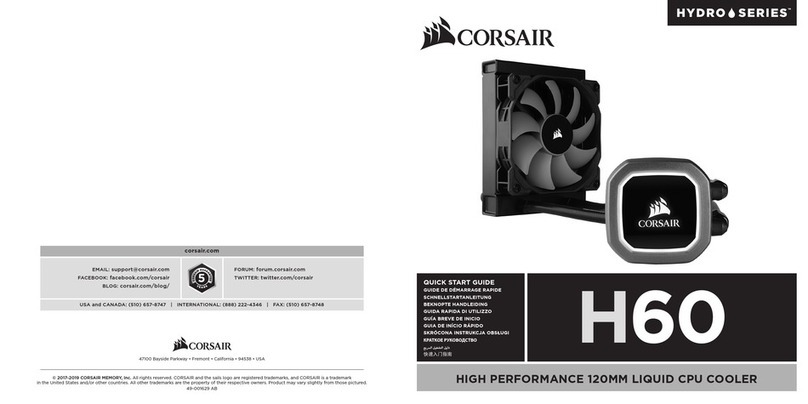 Corsair Hydro Series User manual