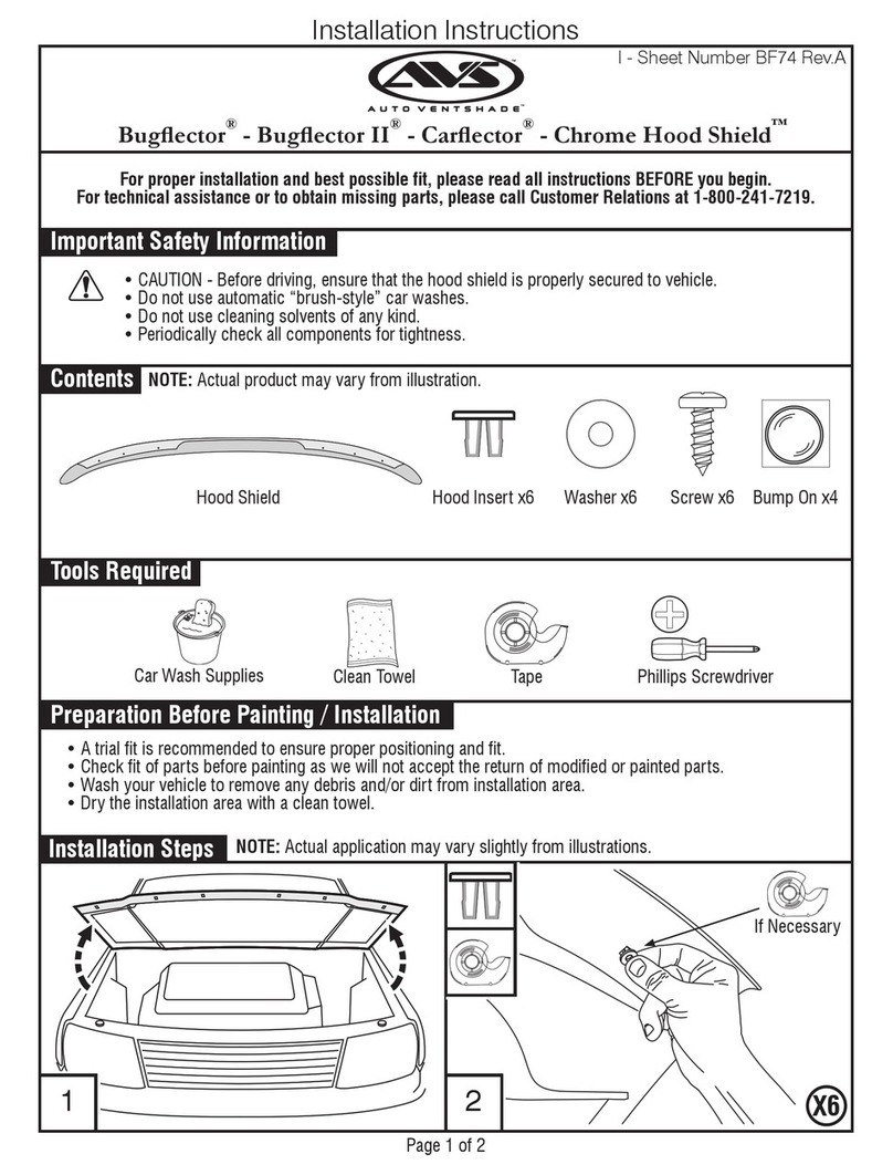 AVS Bugflector User manual