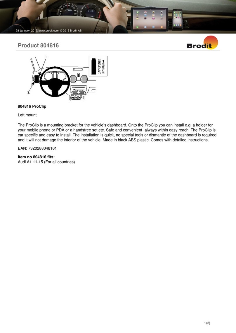Brodit ProClip 804816 User manual Brodit ProClip 804816 User manual