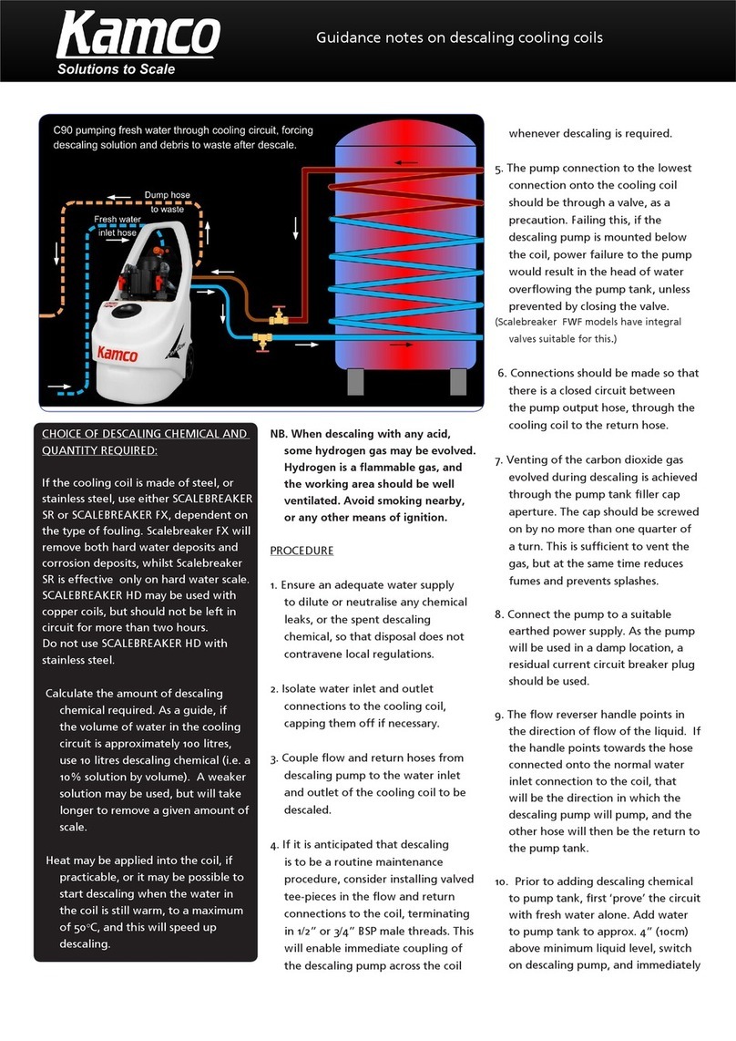 Kamco C90 Guidance notes