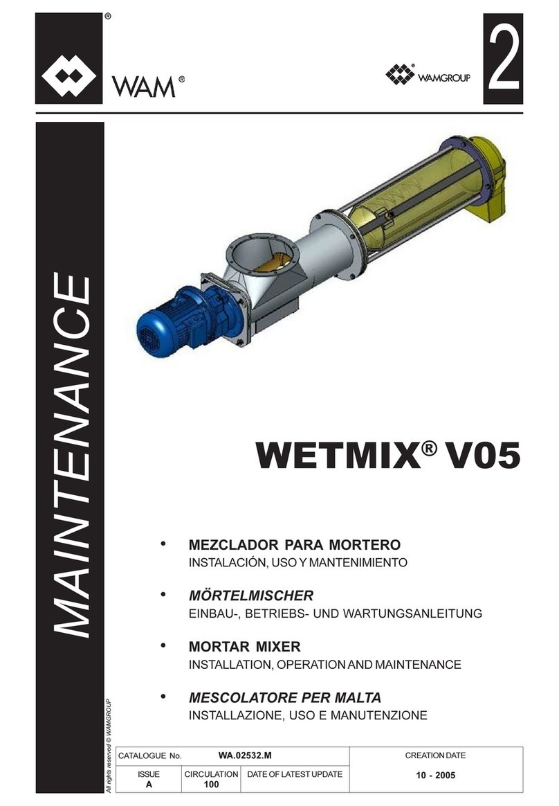 WAMGROUP WAM WETMIX V05 Installation, operation and maintenance