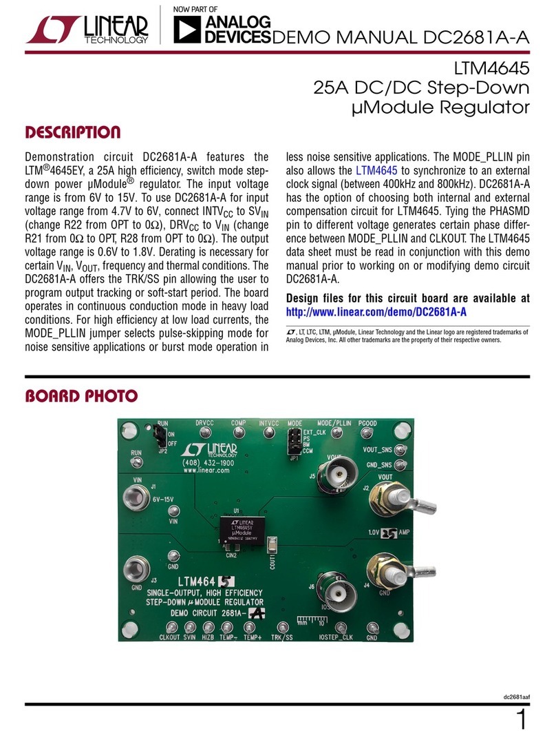 Analog Devices Linear DC2681A-A Quick setup guide