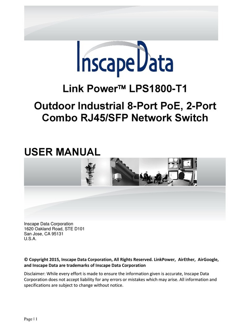 Inscape Data Link Power LPS1800-T1 User manual