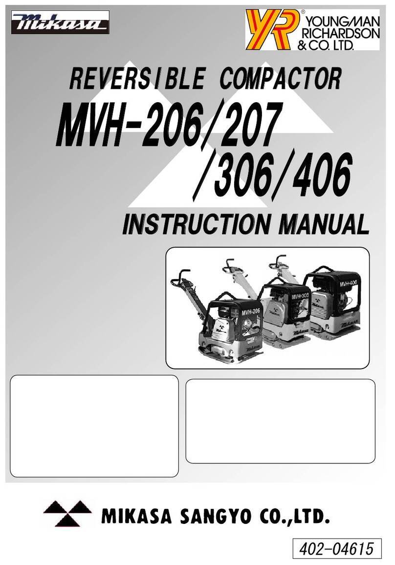 Youngman Richardson & Co Mikasa Sangyo MVH-206 User manual