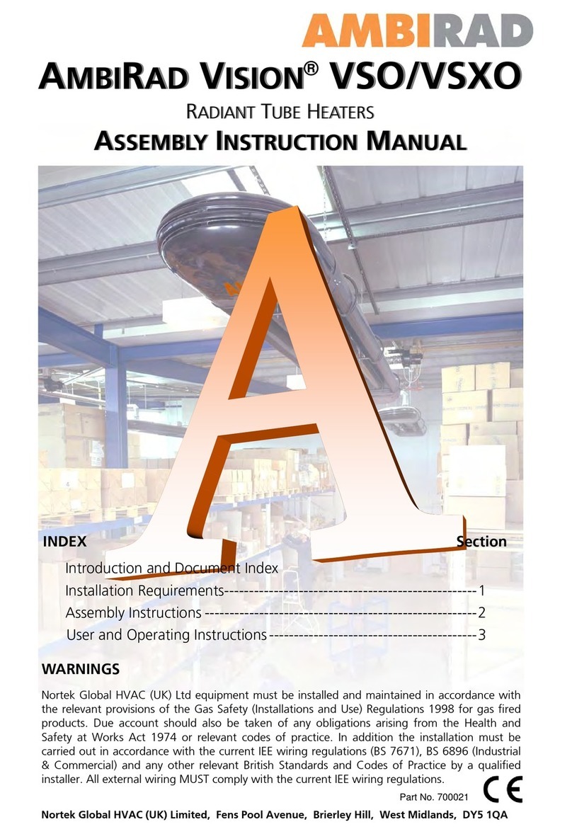 Ambirad Vision VSO Series Assembly & instruction manual Ambirad Vision VSO Series Assembly & instruction manual